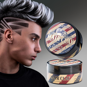 Argile coiffante mate et non grasse pour hommes, fixation extra forte, pour coiffure quotidienne, marque privée, vente en gros - Product Image 1