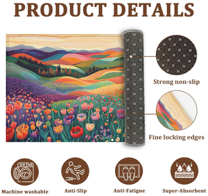 Tapete de puerta de poliéster con diseño musulmán tejido Estilo de tapices elegantes - Product Image 2