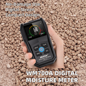 เครื่องวัดความชื้นแบบดิจิตอล WM700A วัสดุก่อสร้างแบบไม่รุกรานและเครื่องวัดความชื้นไม้เครื่องทดสอบความชื้น - Product Image 3