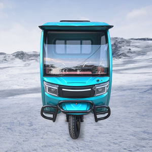 Tricycle Électrique de Qualité <span class=keywords><strong>à</strong></span> Cabine Fermée, 2 Portes, Grande Puissance 800W 900W 1000W, Robuste pour le Transport de Marchandises - Product Image 1