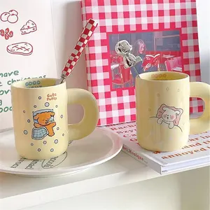 Boa Noite Dog Design Girl Gift Caneca De Água De Cerâmica Grossa Melhor Amigo Canecas