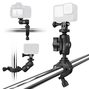 Cámara de acción giratoria de 360 grados, soporte de montaje para bicicleta de motocicleta para GoPro 12 11 10 9 8 7 6 <span class=keywords><strong>5</strong></span> 4 DJI <span class=keywords><strong>Osmo</strong></span> Insta360 - Product Image 1