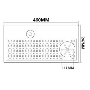 Lave-tasses automatique haute pression moderne en acier inoxydable pour bar, rinçage de verres, accessoire essentiel en métal pour le nettoyage des ustensiles de boisson - Product Image 2