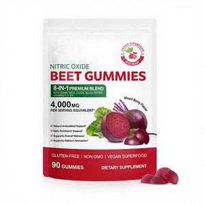 Gomitas de Remolacha Naturales Sin Azúcar OEM, Apoyo Nutricional para Energía y Concentración, Uso en Adultos - Product Image 1