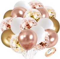 Großhandel 30-teiliges Pailletten-Ballonset für Partydekoration, Festliche Bunte Luftballons, Vakuumversiegelt