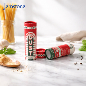 Caja de Embalaje de Cartón Reciclable para Pimienta en Polvo, Cilindro de Cartón para Alimentos, Café, Té, Especias, Tubo de Papel Kraft, Paquete Personalizado - Product Image 5