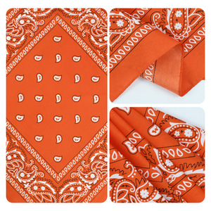 Classic American Paisley Square Scarf Sun Protection Outdoor Cycling Face Mask Magic Headband Adult Sports Bandana - Product Image 4