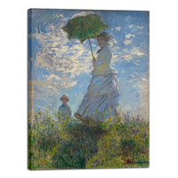 Vente en gros d'impressions sur toile encadrées de style Art déco de Claude Monet, prêtes à être accrochées, décoration murale pour salon, chambre à coucher