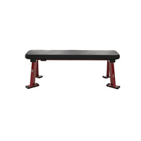 Banc de musculation plat commercial KAISHI, banc d'entraînement robuste pour la musculation de la poitrine, utilisation en salle de sport