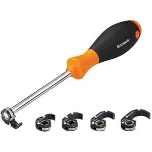 Juego de Herramientas para Prensaestopas Weidmuller Screwty, Adaptador de 1/4 para Conectores M8, M12, M23, Acero Inoxidable - Product Image 1