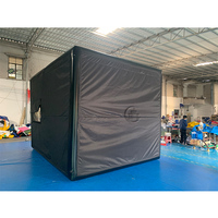 Tente de golf gonflable portable, mini simulateur de golf, cage de simulation de golf, enclos, tente pop-up pour l'entraînement au golf en extérieur et en intérieur