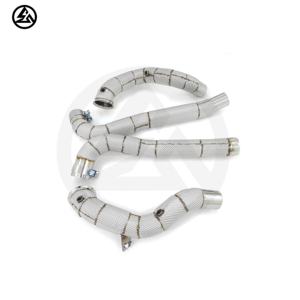 Tubo de bajada CSZ de ajuste perfecto para <span class=keywords><strong>Mercedes</strong></span> Benz <span class=keywords><strong>AMG</strong></span> GT GTC GTR <span class=keywords><strong>GTS</strong></span> 4,0 T, tubo de escape de flujo libre, tubos de rendimiento del sistema de escape - Product Image 6