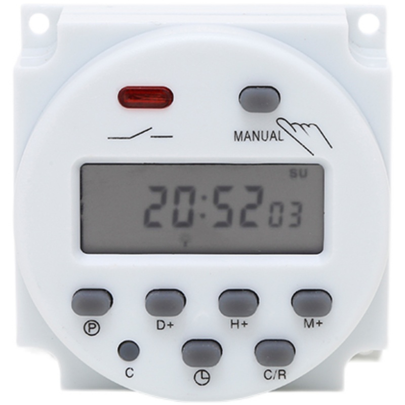 CN101A 220V AC Digital 7 giorni interruttore Timer programmabile settimanale CN101 illuminazione elettronica programmatore relè orario giornaliero