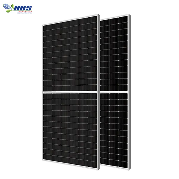 Energia Verde Azeitona Preço De Fábrica 144 Metade Células Mono Silício Sunpower Painéis Fotovoltaicos Painel Solar Industrial