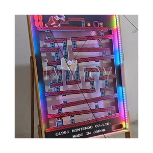 Festa di carnevale su misura commerciale mini <span class=keywords><strong>dribbling</strong></span> palmare 3d bordo di legno cuscinetto a sfera maze gioco - Product Image 5