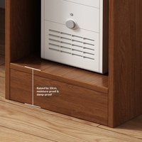 Escritorio de Computadora Simple para Uso Comercial, Escolar, de Oficina y en el Hogar, con Diseño Móvil y Cajones con Cerradura