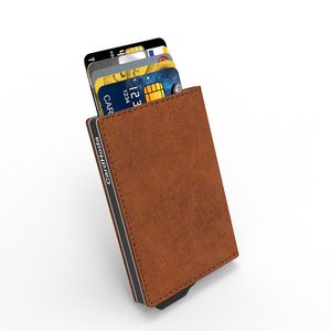 กระเป๋าใส่บัตร CardHoda PU ป้องกันการโจรกรรมข้อมูล RFID บุด้วยไนลอน ดีไซน์มินิมอล ใช้ได้ทั้งชายและหญิง แบบเปิดปิด ขนาดเล็ก - Product Image 5