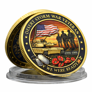 Groothandel goedkope blanco metalen 3D logo emaille goud zilver antiek geplateerde digitale print ronde challenge coin op maat voor laser - Product Image 2