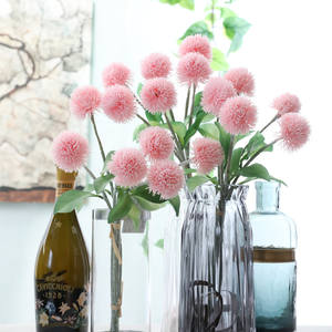 Chrysanthème en soie en gros, fleur artificielle d'<span class=keywords><strong>allium</strong></span>, fausse tête de fleur d'oignon pour la décoration de la maison, fleurs et plantes - Product Image 5