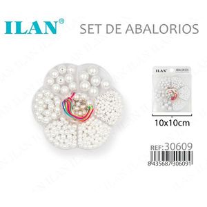 Set di Perle ILAN 10x10cm Bianco Perla per Creazione di Gioielli Artigianali - Product Image 3