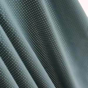 Polyamide Aerated Bird's Eye Fabric Elastic Fabric Men's Sports Quick Drying Air Conditioning Ice Silk T-shirt Fabric