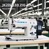 Machines à coudre industrielles zigzag informatisées JUKKY 20U53D pour ateliers de couture sur mesure, machine à coudre