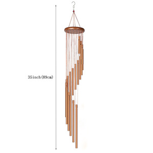 18 Campanas de <span class=keywords><strong>Viento</strong></span> Giratorias Hechas a Mano con Acabado Mate, Tubos de Aluminio de Altura Gradual, Decoración Moderna para <span class=keywords><strong>el</strong></span> Hogar, Interior y Exterior - Product Image 5
