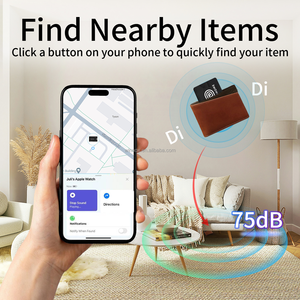 Traceur de carte intelligent rechargeable ultra-mince étanche IP67, anti-perte, avec historique en temps réel et localisateur SOS pour iOS et bagages - Product Image 3