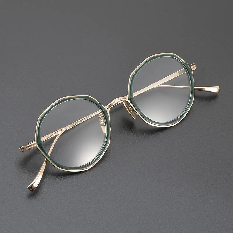CS-F.Brandt उच्च गुणवत्ता ऑप्टिकल टाइटेनियम चश्मा फ्रेम के लिए 100% टाइटेनियम चश्मा Eyewear ऑप्टिकल देवियों पर्चे चश्मा