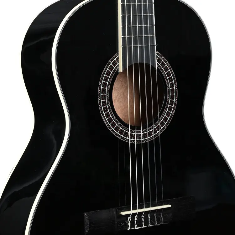 [HOCHVERKAUF] 36 Zoll schwarze Farbe klassische Gitarre für Anfänger Gitarre