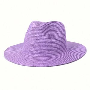 Chapeau Panama unisexe en paille à visière souple personnalisé pour la plage, la pêche, le ski, les voyages – Modèle adulte 2021, Meilleure vente - Product Image 6