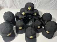 Casquette de golf personnalisée en corde, imperméable, perforée au laser, 5 panneaux, style camionneur, avec patch en caoutchouc PVC, casquette de baseball sportive