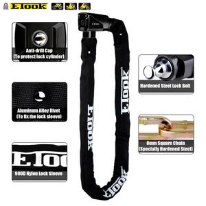 ETOOK — serrure de chaîne de vélo électrique, <span class=keywords><strong>cadenas</strong></span> anti-poussière, 1100mm, pour <span class=keywords><strong>moto</strong></span> - Product Image 5