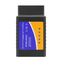 Vente Flash Interface WIFI Sans Fil OBD 2 ELM327 pour Voiture, Scanner de Code Automobile V1.5/V2.1 pour iOS/Android/Windows