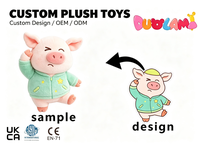 Peluche OEM de haute qualité en tissu doux pour enfants, idéale comme cadeau promotionnel d'entreprise