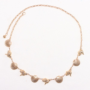 สร้อยคาดเอวสไตล์โบฮีเมียนประดับเปลือกหอยและดาวทะเลโลหะ  เครื่องประดับแฟชั่นสำหรับผู้หญิง - Product Image 3