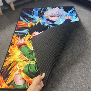 Hunter X Huner Anime moquette e <span class=keywords><strong>tappeto</strong></span> <span class=keywords><strong>per</strong></span> soggiorno <span class=keywords><strong>grande</strong></span> Caustom qualsiasi Design soffice tappetini trapuntati - Product Image 3