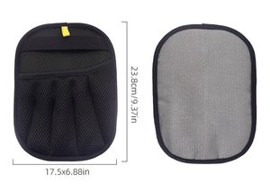 Không có trượt 5 ngón tay Pet tĩnh tẩy lông găng tay Pet chải chuốt công cụ Electro tĩnh Pet tóc loại bỏ găng tay - Product Image 6