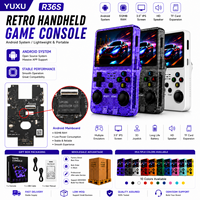 Console de jeu portable rétro YUXU R36S, écran IPS HD de 3,5 pouces, batterie 3500 mAh, Android, avec plus de 15 000 jeux, sans écran tactile, vente en gros OEM
