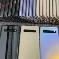 Smartphone débloqué pas cher, original S10+ 128 Go, Octa Core, 8 Go de RAM, LTE/CDMA, simple SIM, écran AMOLED 6,4 pouces, charge sans fil, version américaine