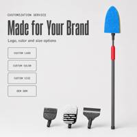 Brosse de nettoyage d'aquarium OEM ODM avec logo personnalisé pour aquarium de récif, conception à bande de fixation, MOQ flexible