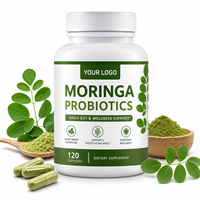 Capsules de Moringa Probiotiques de Qualité Supérieure en Gros pour Marques Privées OEM – Complément Alimentaire Biologique Naturel pour la Gestion du Poids