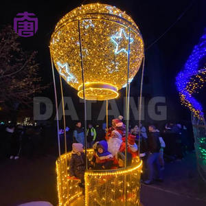 Led <b>Lighted</b> Hot Air Balloon <b>Christmas</b> Decoration For Outdoor Shopping Mall Ip65 220v String Style Customizable Color Easy - Product Image 3
