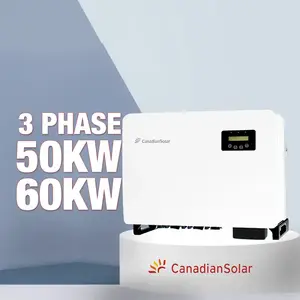 商用ソーラープロジェクト用のオフグリッドインバーターグローワットインバーター太陽光発電50KW60KWの3相ハイブリッド