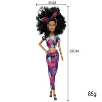 Muñecos Góticos Unisex Negros de 30 cm, Escala 1:6, Serie Fantasía, Personajes de Plástico Multiarticulados, Ojos 3D Simulados, Bisagras, Vestido DIY, Cumpleaños