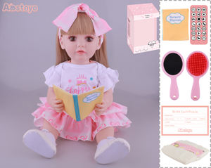 Poupée Reborn FiveStar de 56 cm en Vinyle et Caoutchouc, Jouet de Mode Réaliste pour Enfants, Idéale pour Lire des Histoires - Product Image 1