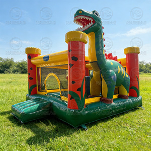 Castillo Inflable con Temática de Dinosaurio T-Rex Gigante, Perfecto para Fiestas en el Patio Trasero, Eventos y Negocios de Alquiler - Product Image 6