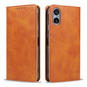 Portefeuille Fente Pour Carte PU En Cuir Mobile Téléphone Cas pour <span class=keywords><strong>Sony</strong></span> <span class=keywords><strong>Xperia</strong></span> 5 V II III Couvre <span class=keywords><strong>Xperia</strong></span> 1 Vi Support Magnétique Flip Cover - Product Image 2