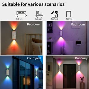 3 Mode Cylinder Magnetic Rechargeable Motion and <b>Light</b> Sensing Smart Night <b>Light</b> Colorful Atmosphere <b>Light</b> Soft Brightness - Product Image 6