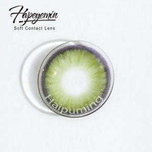 Haipurecon pour les <span class=keywords><strong>lentilles</strong></span> de contact <span class=keywords><strong>Solotica</strong></span> <span class=keywords><strong>Natural</strong></span> Green Avela Soft HEMA Material - Product Image 4